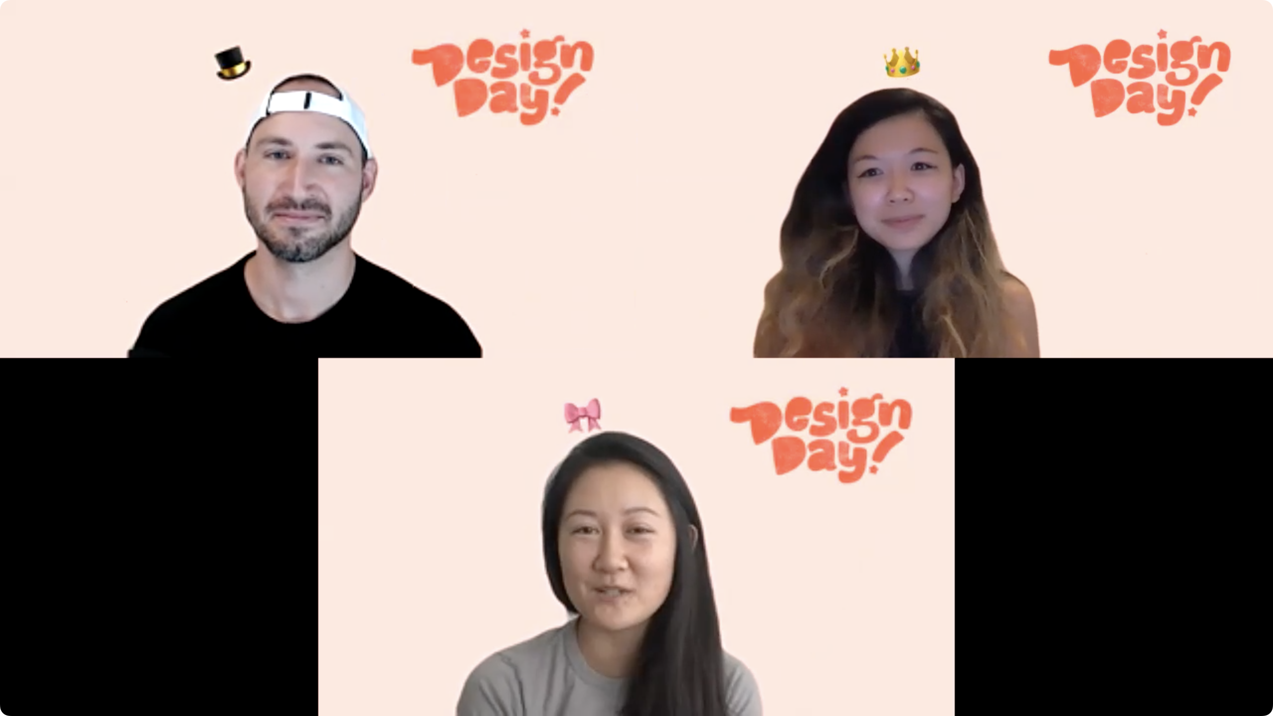 The design team announcing Design Day!